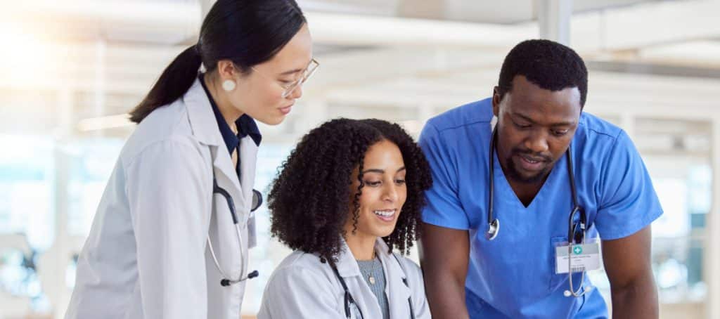 Three doctors collaborate to create a treatment plan for a patient's diabetic neuropathy reversal