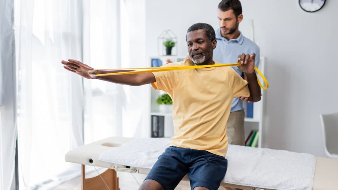 The Ultimate Guide to Vitamins for Gut Health - 2026-10-08T102438.981 A patient stretches a band as part of physical therapy during personal injury recovery